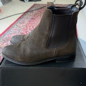 Thursday Boot Company Women's Brown Suede Chelsea Boots